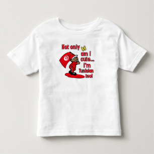 Camiseta De Bebé ¡No sólo soy lindo yo soy tunecino también!