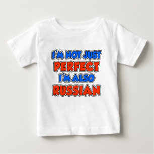 Camiseta De Bebé No sólo un ruso perfecto