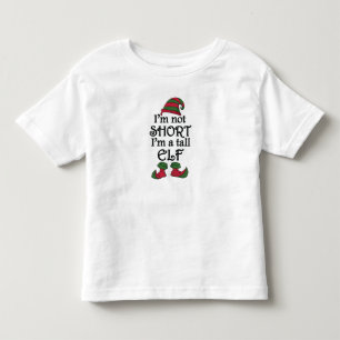 Camiseta De Bebé No soy corta, soy un elfo alto