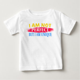Camiseta De Bebé No soy perfecto, pero soy único