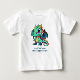 Camiseta De Bebé No soy un dragón