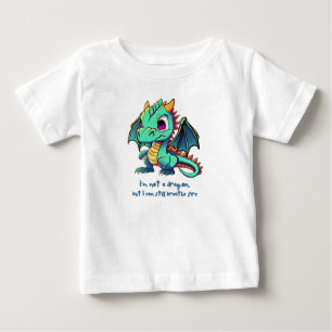 Camiseta De Bebé No soy un dragón