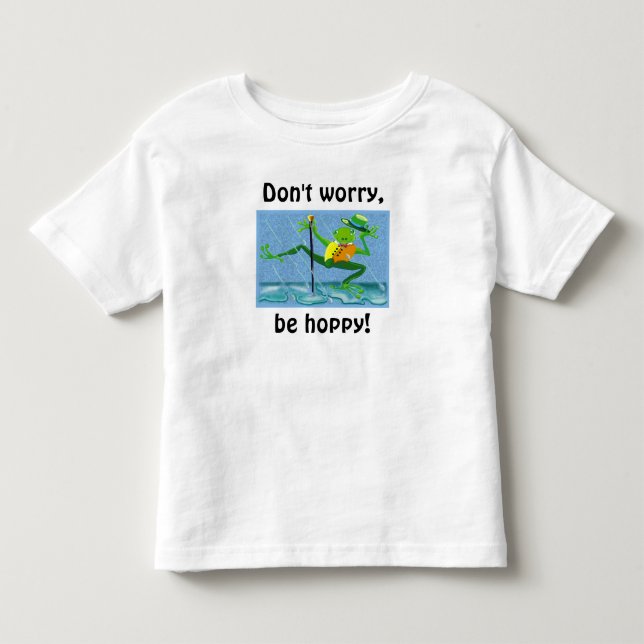Camiseta De Bebé No te preocupes, ¡sé hoppy! (Anverso)