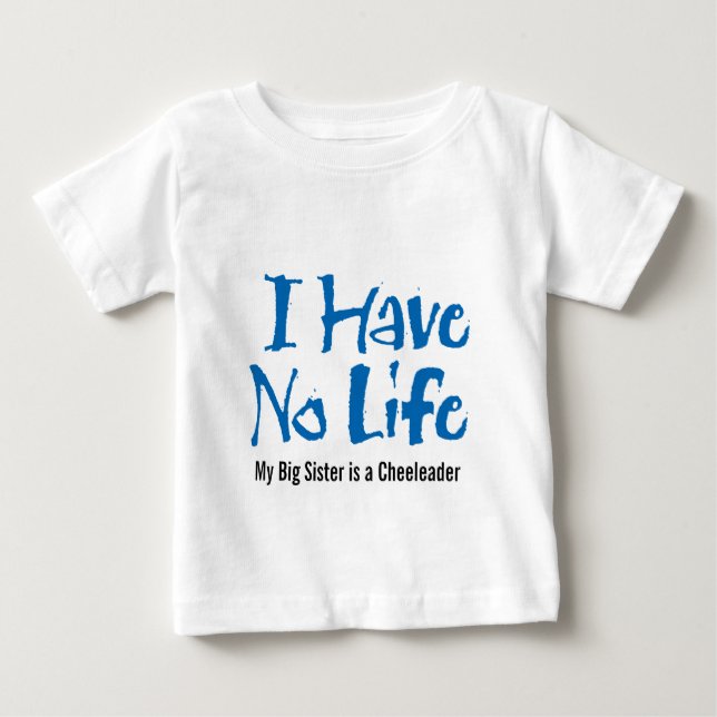 Camiseta De Bebé No Tengo Vida (Alegre) (Anverso)