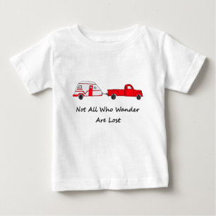 Camiseta De Bebé No todos que Wander es caravana perdida del