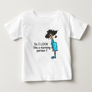 Camiseta De Bebé No una persona matutina