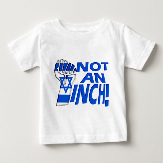 Camiseta De Bebé No una pulgada (Anverso)