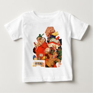 Camiseta De Bebé Noche antes de los Navidades
