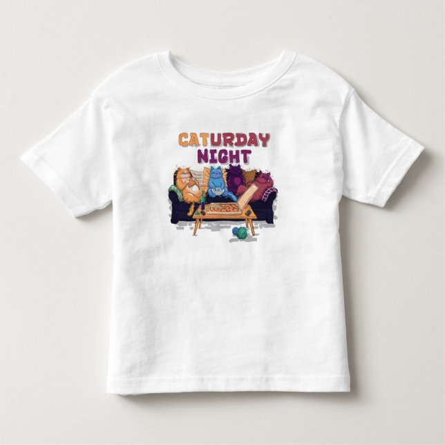 Camiseta De Bebé Noche de sábado (Anverso)