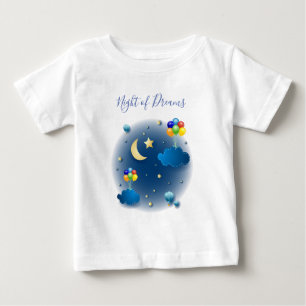 Camiseta De Bebé Noche de sueños