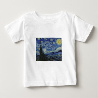 Camiseta De Bebé Noche estrellada de Van Gogh