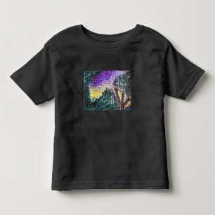 Camiseta De Bebé Noche morada
