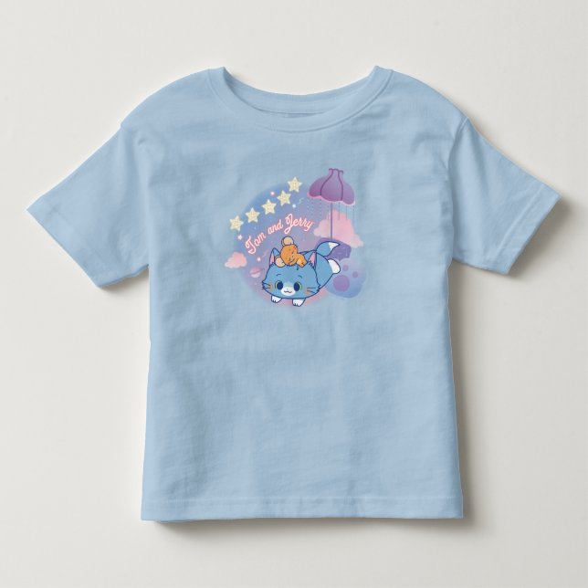 Camiseta De Bebé Noches de Anime Tom y Jerry Dreamy (Anverso)