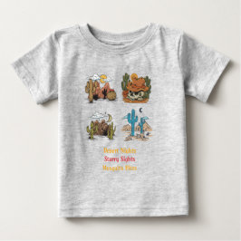 Camiseta De Bebé Noches del Desierto, Vistas Estrelladas, Picaduras