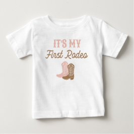 Camiseta De Bebé Nochevieja Primer cumpleaños de Rodeo
