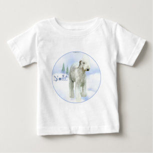 Camiseta De Bebé Noel Bedlington Terrier