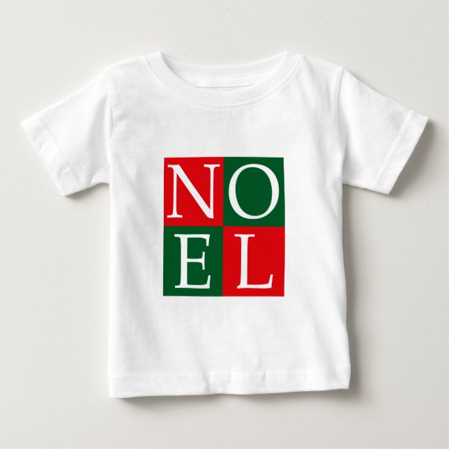 Camiseta De Bebé NOEL Navidades de arte pop (Anverso)