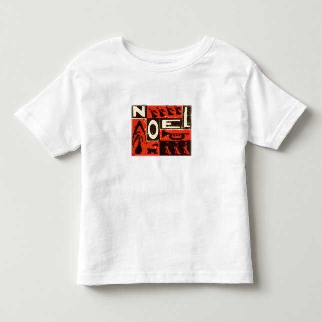 Camiseta De Bebé Noel Red (Anverso)