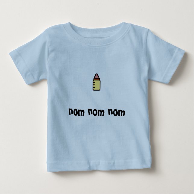 Camiseta De Bebé nom del nom del nom (Anverso)