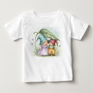 Camiseta De Bebé Nomas en la lluvia, acuarela de Natasha Us