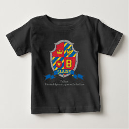Camiseta De Bebé Nombre blaine que significa escudo caballeros escu