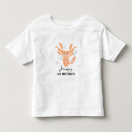 Camiseta De Bebé Nombre de cumpleaños de criatura del océano de ajo