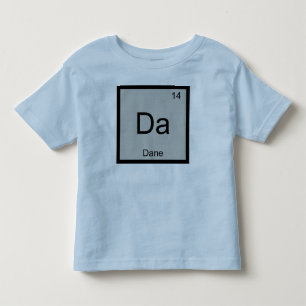 Camiseta De Bebé Nombre de datos Elemento Químico Tabla Periódica