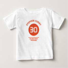 Camiseta De Bebé Nombre de deportista de baloncesto personalizado S