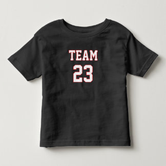 Camiseta De Bebé Nombre de Equipo Personalizado Número Niño Pequeño