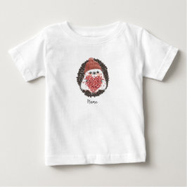 Camiseta De Bebé Nombre de Erizo Lindo Corazón Rosa