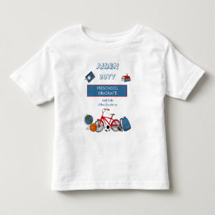 Camiseta De Bebé Nombre de Graduación de Preescolar Cute Año To