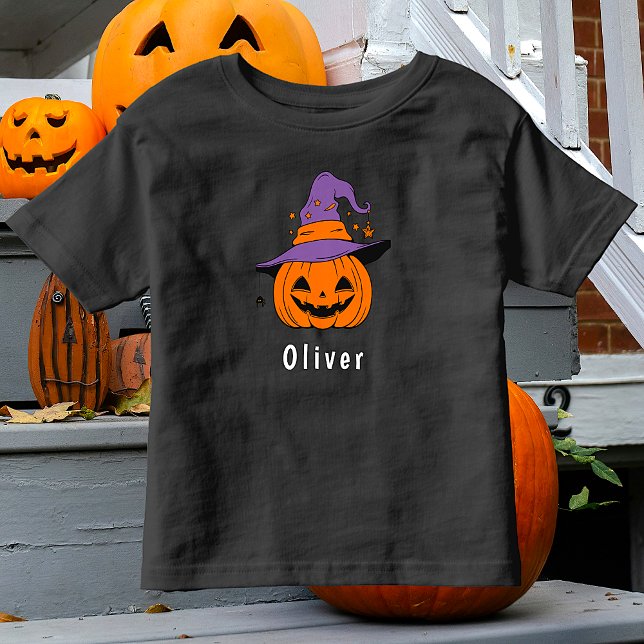 Camiseta De Bebé Nombre de Halloween de la Calabaza de la Calabaza  (Subido por el creador)