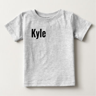 Camiseta De Bebé Nombre de Kyle Mens,