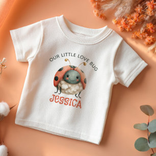Camiseta De Bebé Nombre de la acuarela del Pastel de Ilustracion de