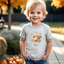 Camiseta De Bebé Nombre de las Calabazas de Oso de Teddy