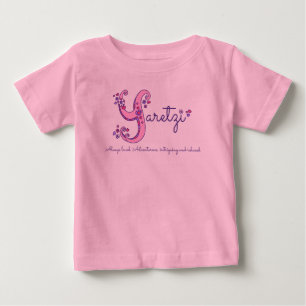 Camiseta De Bebé Nombre de los chicas de Yaretzi y significar la