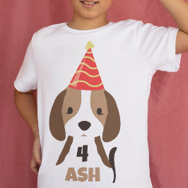 Camiseta De Bebé Nombre de perro cachorro lindo para niños y edad d
