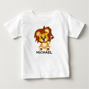 Camiseta De Bebé Nombre de Safari del Zoológico Personalizado de l