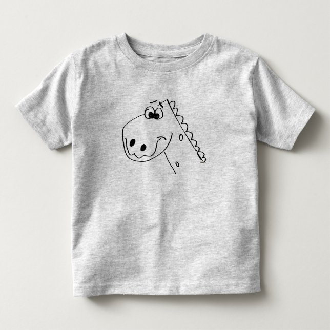Camiseta De Bebé Nombre de su dinosaurio (Anverso)