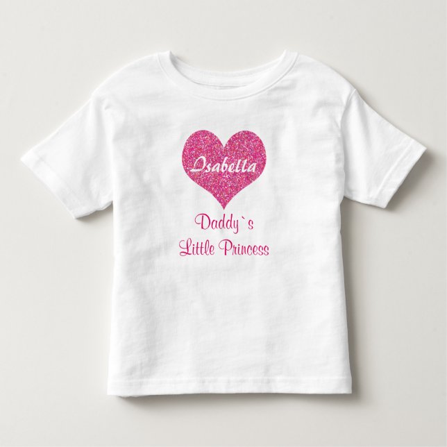 Camiseta De Bebé Nombre del bebé personalizado de la pequeña prince (Anverso)