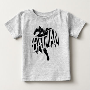 Camiseta De Bebé Nombre del pincel de tinta de Batman
