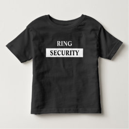 Camiseta De Bebé Nombre del portador del anillo de seguridad de ani
