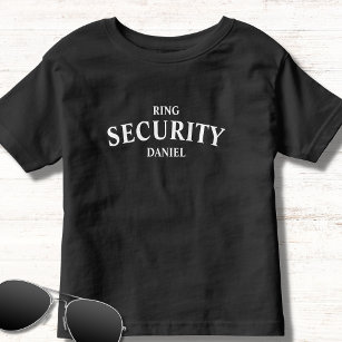 Camiseta De Bebé Nombre del portador del anillo de seguridad de ani