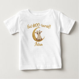 Camiseta De Bebé Nombre divertido de bebé vaca linda Eid Adha bebé 