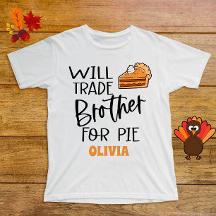 Camiseta De Bebé Nombre divertido de pastel de Acción de Gracias de