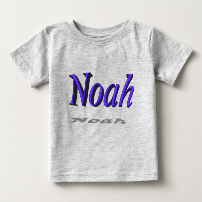 Camiseta De Bebé Nombre-Noé (Anverso)