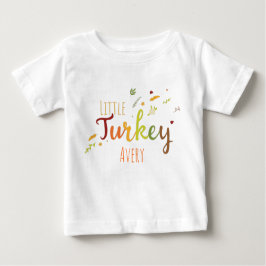 Camiseta De Bebé Nombre personalizable de la Pequeña Turquía de Acc