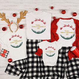 Camiseta De Bebé Nombre personalizado/año de la familia coincidente
