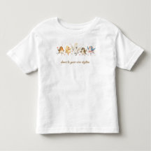 Nombre personalizado Aves bailarinas acuarela niño