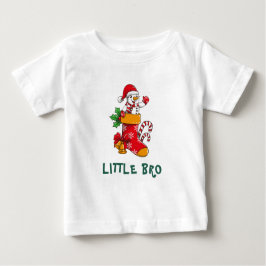 Camiseta De Bebé Nombre personalizado de Navidades de Snowman famil
